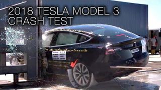 Tesla Model 3 (2018) Side Pole Crash Test